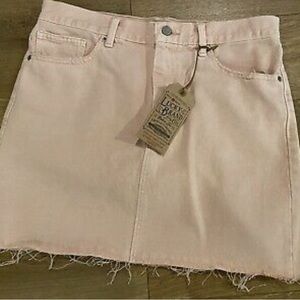 NWT Lucky Brand Pink Denim Skirt